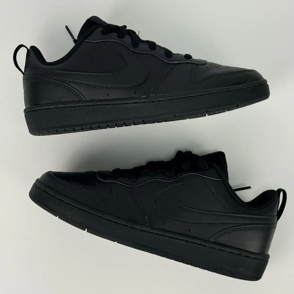 Nike Air Force 1 Size 7Y Black Athletic Casual Lifestyle Shoes Sneakers